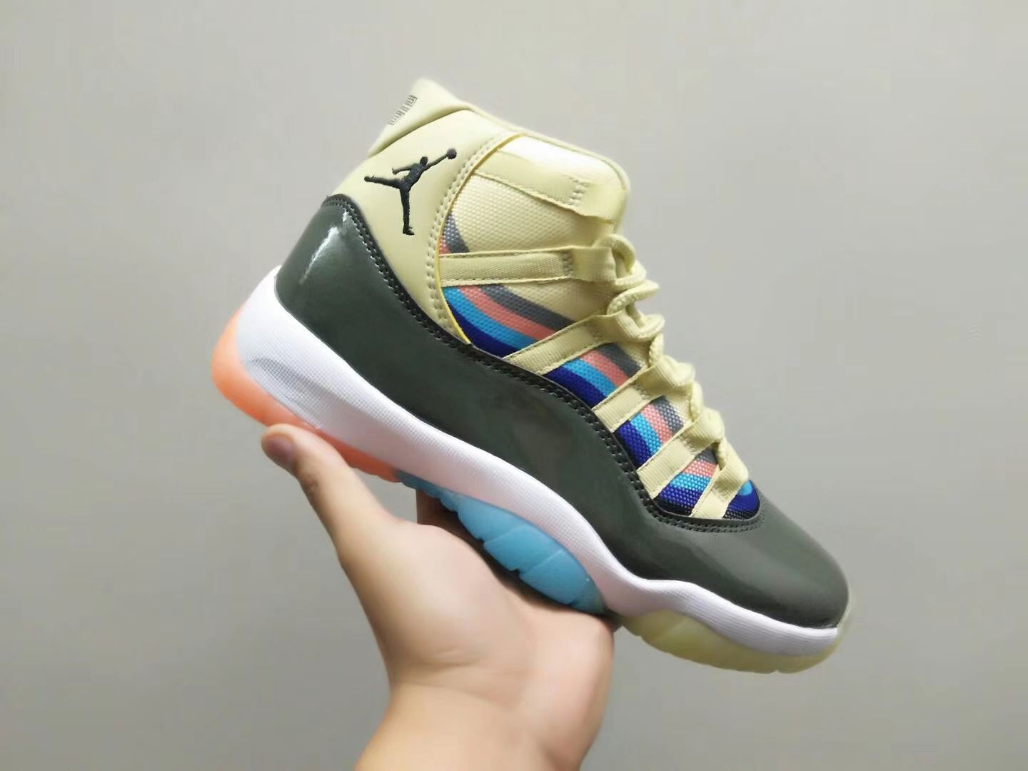 New Air Jordan 11 3D Colorful Shoes - Click Image to Close